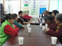 肖家河联谊社区老年人协会开展第四季度工作会